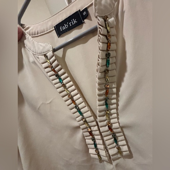 Fabrik blouse with embellishment - Picture 2 of 3